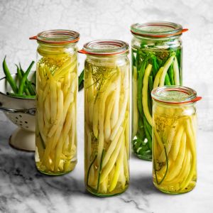 Fasolka szparagowa w słoiku