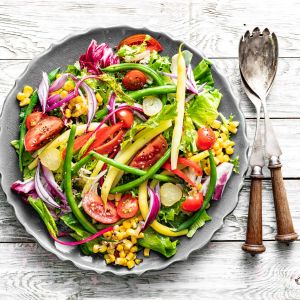 Sałatka z fasolki szparagowej