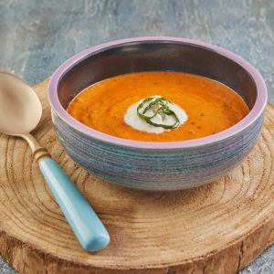 Krem z pieczonej papryki