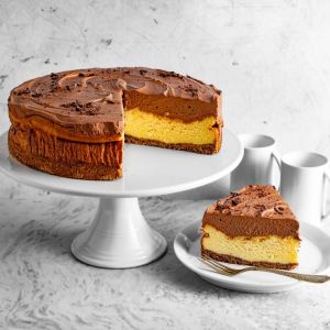 Sernik z musem czekoladowym