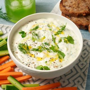 Wegański sos tzatziki