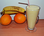 Koktajl bananowo-pomarańczowy