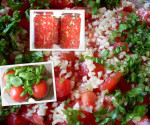 Pomidory krojone z czosnkiem i bazylią