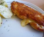 Filet z kurczaka nadziewany serem zółtym