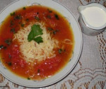 Zupa pomidorowa z całych pomidorów :