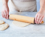 chleb z patelni - formowanie ciasta