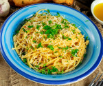Spaghetti aglio olio gotowe