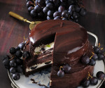 Tort czekoladowy z wiogronami