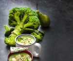 Zupa brokułowa krem z gruszkami