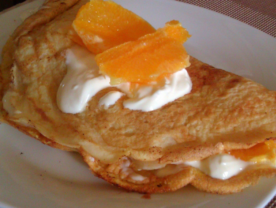 Znalezione obrazy dla zapytania omlet na słodko