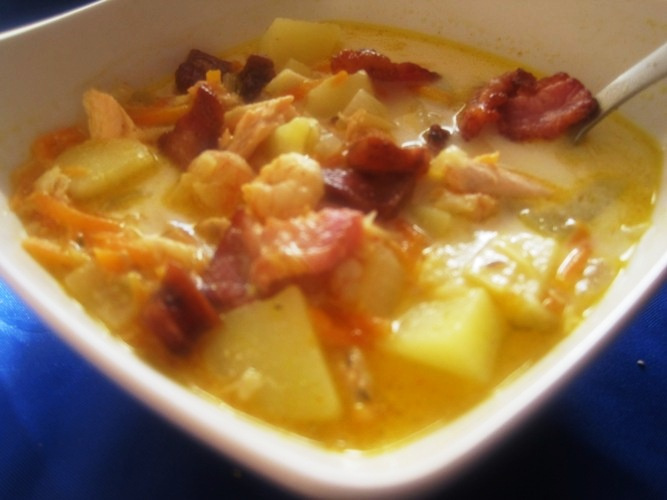 Chowder, czyli gęsta amerykańska zupa przepis Mojegotowanie.pl