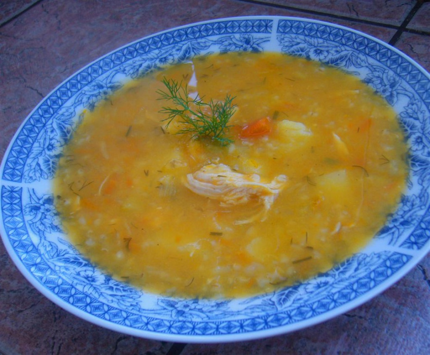 Zupa marchwiowo- ryżowa dietetyczna