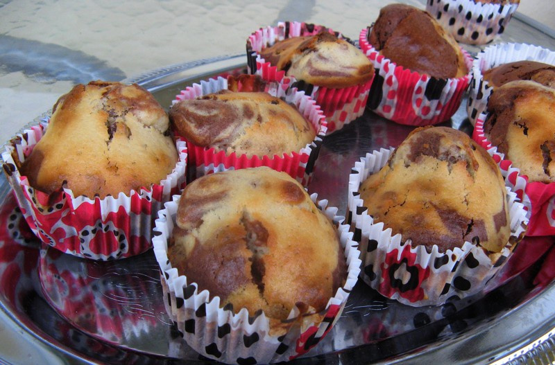 Muffinki marmurkowe