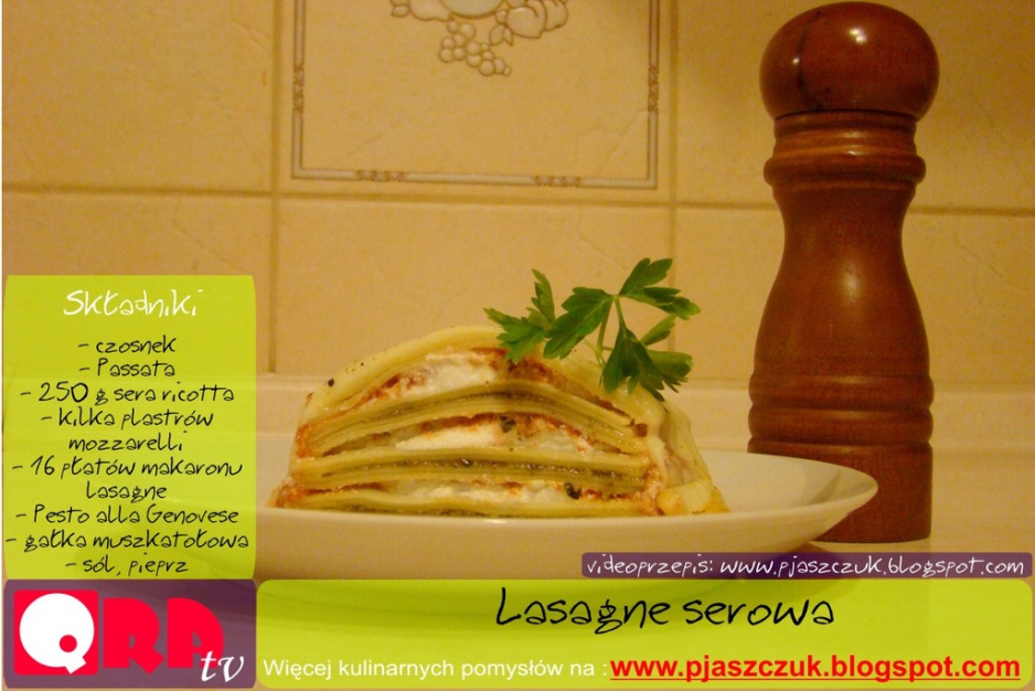 Lasagne serowa