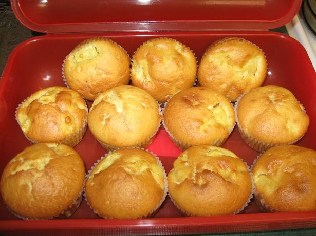muffinki z jabłkami