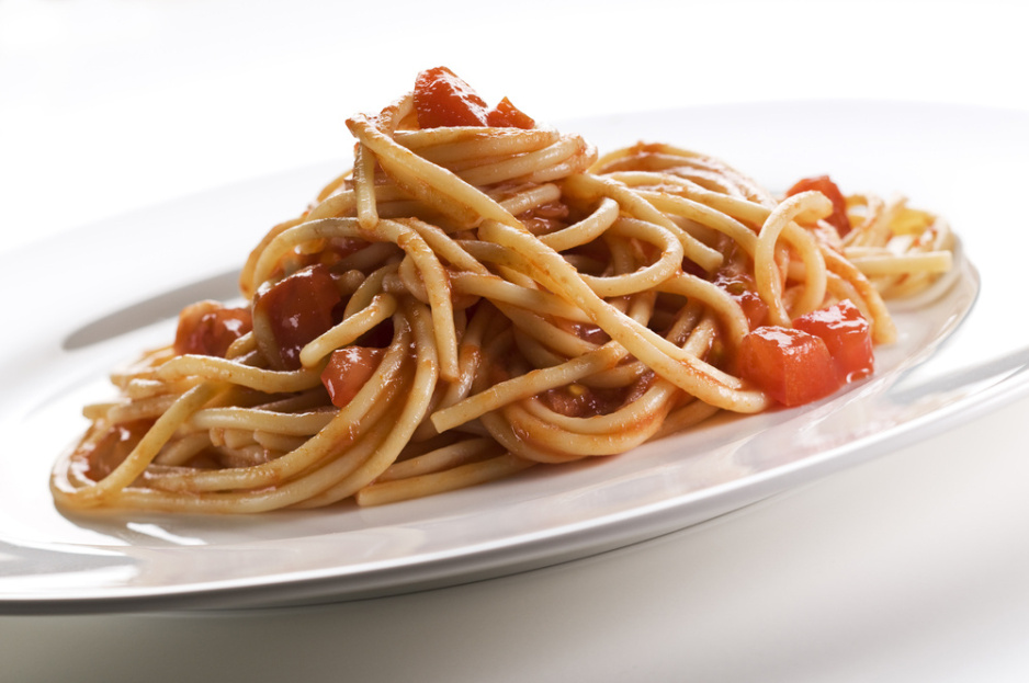 Spaghetti z aromatem bazylii