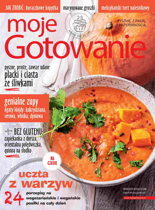 Moje Gotowanie wrzesień 2018