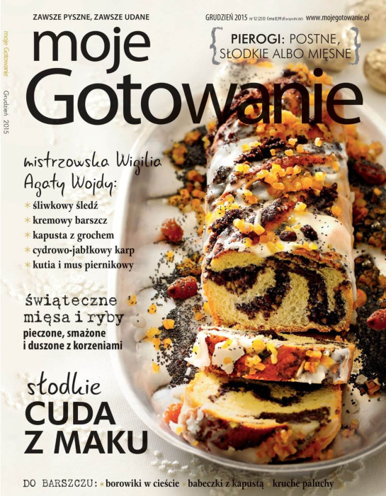 Moje Gotowanie grudzień 2015 - okładka