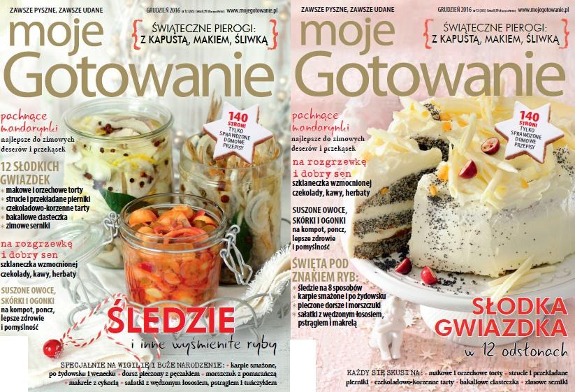 Moje Gotowanie Grudzień 2016