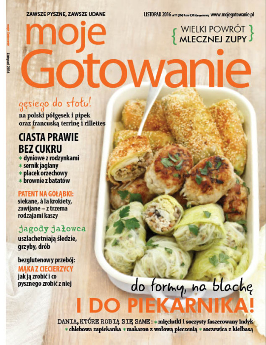 Moje Gotowanie 2016 listopad