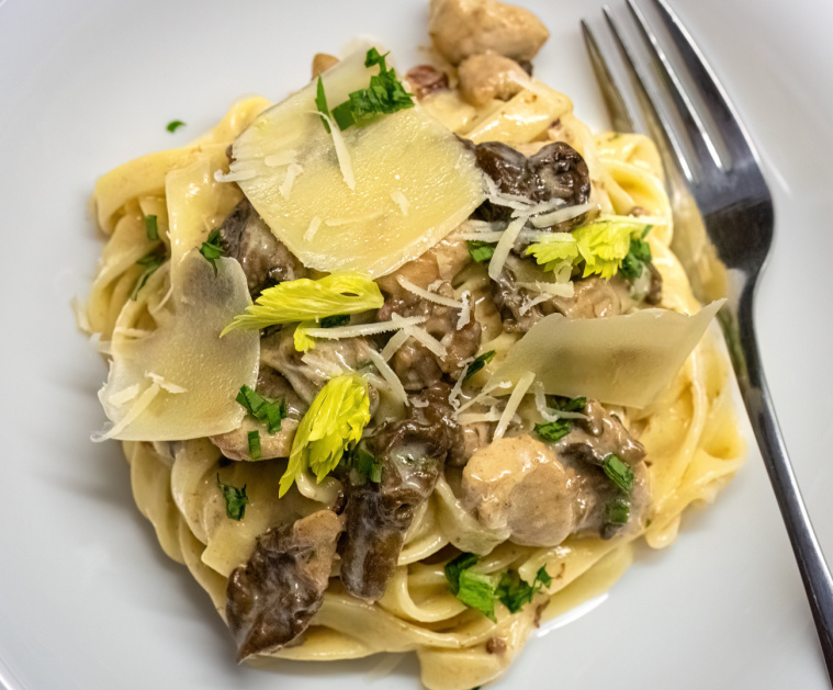 Makaron ze smardzami