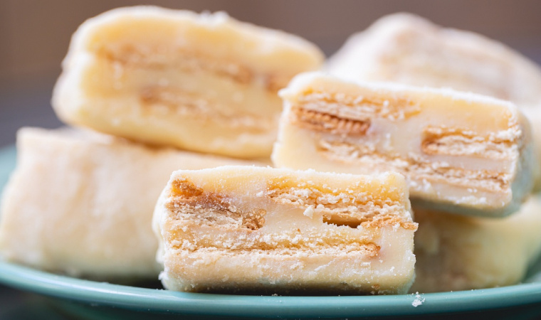 blok mleczny - przepis