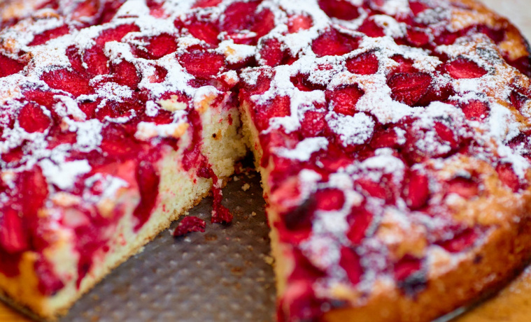 ciasto z truskawkami