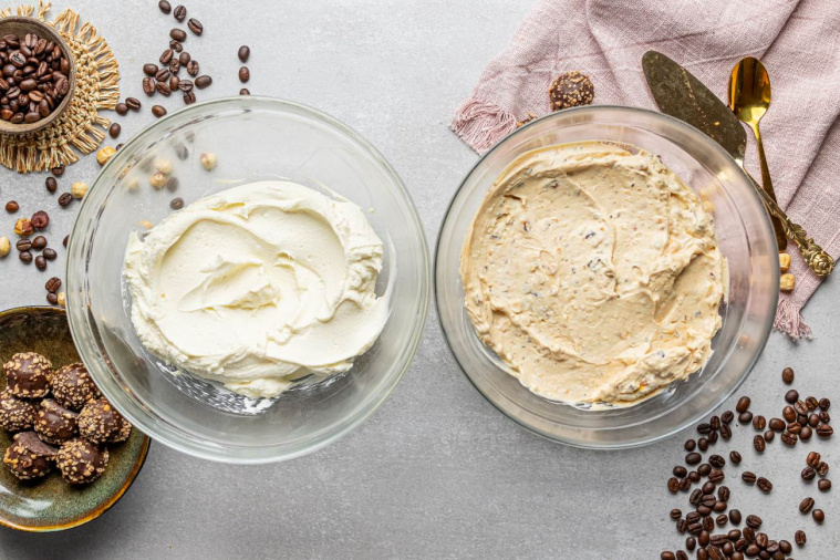 ciasto ferrero rocher - krok 2