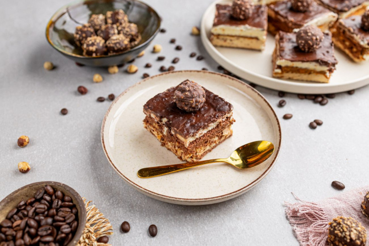 ciasto ferrero rocher - krok 6