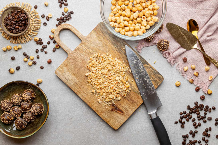 ciasto ferrero rocher krok 1