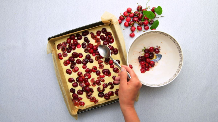 ciasto z czereśniami