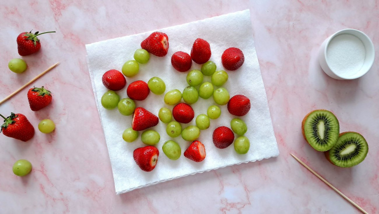 tanghulu szklane owoce - krok 2