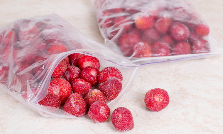 mrożenie truskawek