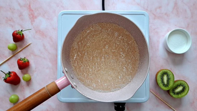 tanghulu szklane owoce - krok 4