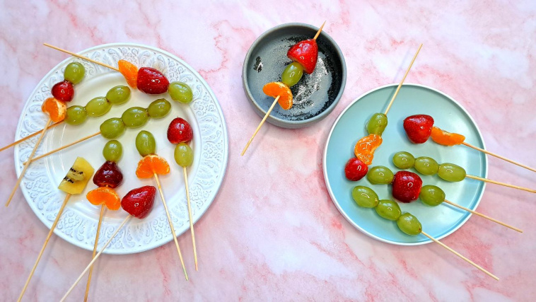 tanghulu szklane owoce - gotowe