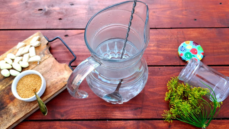 kiszony bób - krok 4