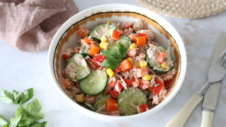 sałatka szczecińska - prezentacja dania