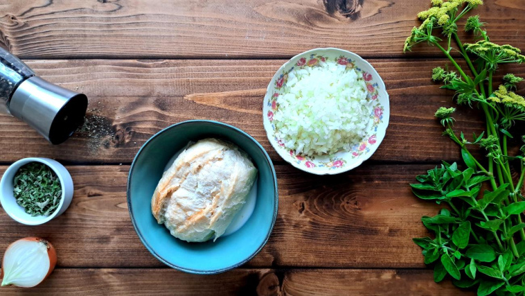 kotlety z kaszanki - krok 1