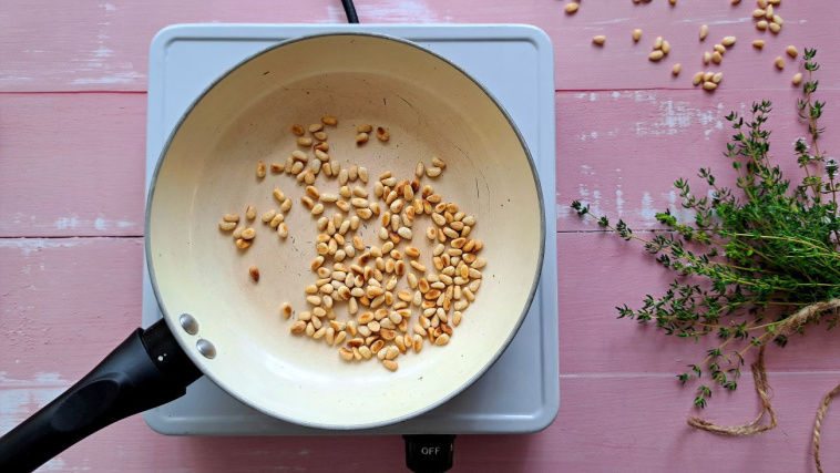 sałatka z grillowanymi morelami - krok 6