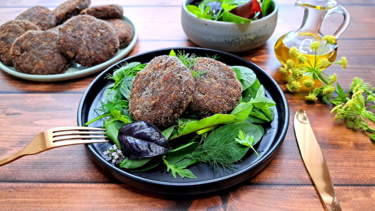 kotlety z kaszanki - prezentacja dania