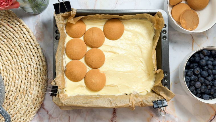 ciasto lodowiec - biszkopty na kremie śmietankowym