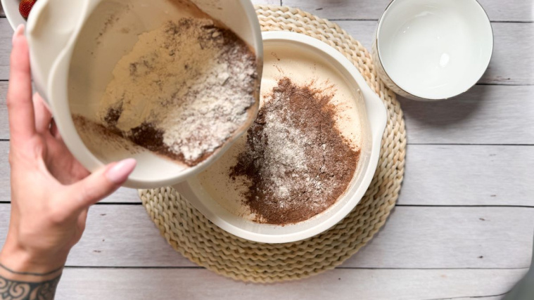 ciasto Calineczka - suche składniki