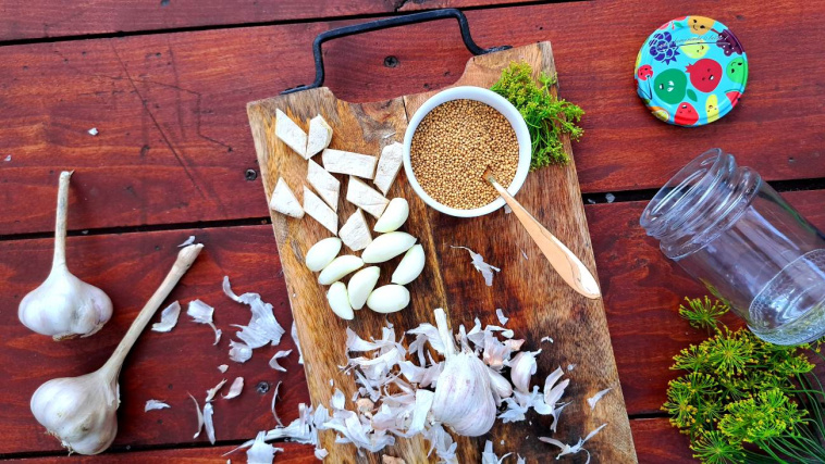 kiszony bób - krok 3