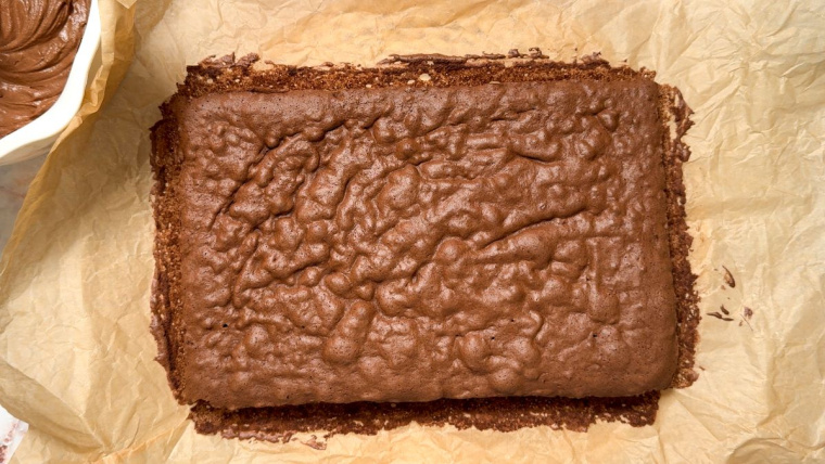 ciasto Morze Czarne - biszkopt czekoladowy
