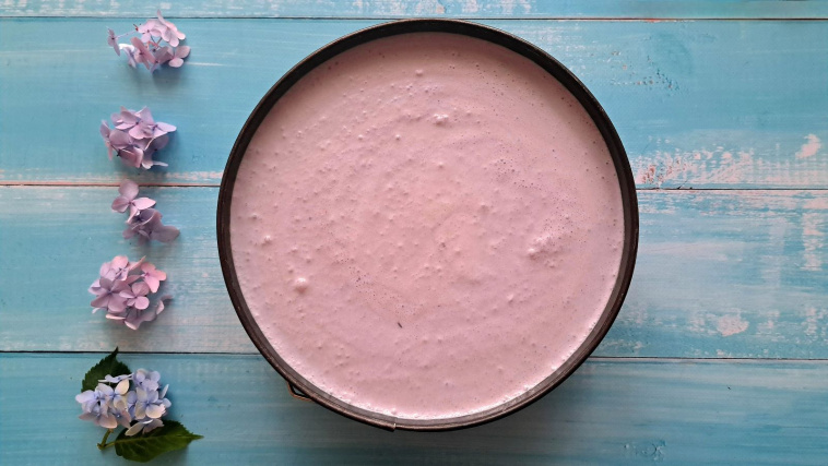 sernik na zimno z borówkami - krok 6