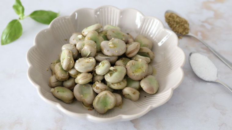 bób po sycylijsku - prezentacja dania