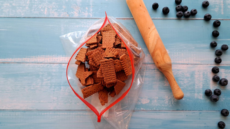 sernik na zimno z borówkami - krok 1