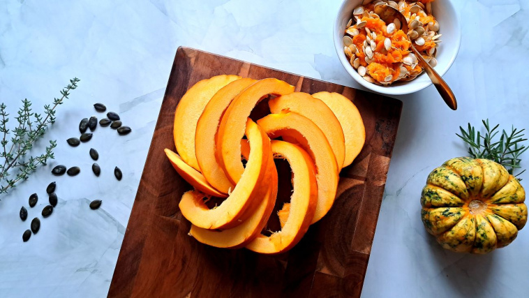 pasztet z dyni i marchewki - krok 1