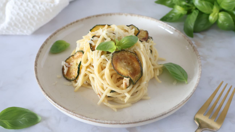 spaghetti alla nerano - krok 5