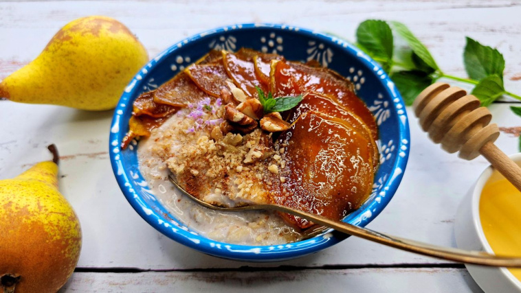 owsianka z gruszką - krok 7